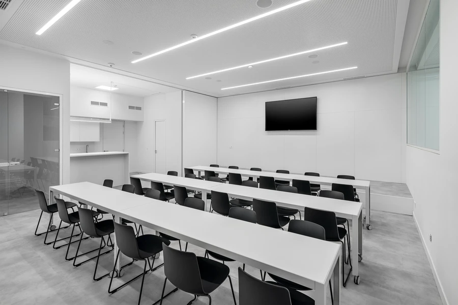 Sala de formación en Clínica Dermatológica Internacional